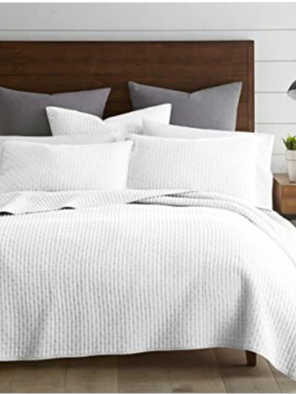 Levtex Home - Cross Stitch Quilt Set - 100% Cotton - Twin